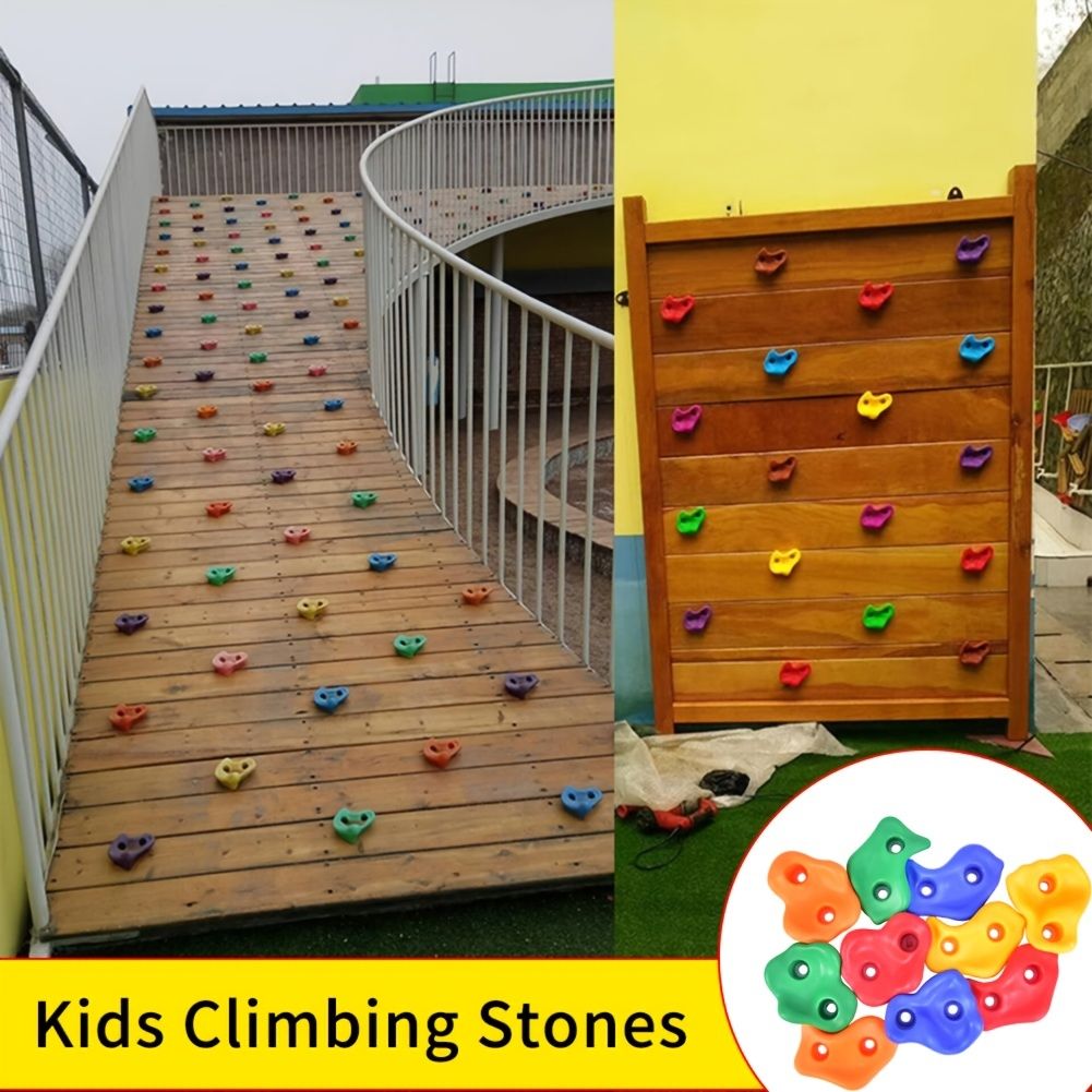 Rock Climbing Holds With Mounting Screws; Indoor And Outdoor Rock Climbing Set - Image 5