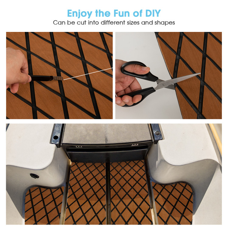 EVA Foam Boat Decking Sheet with Diamond Shape for Boat Surfboard - Image 5