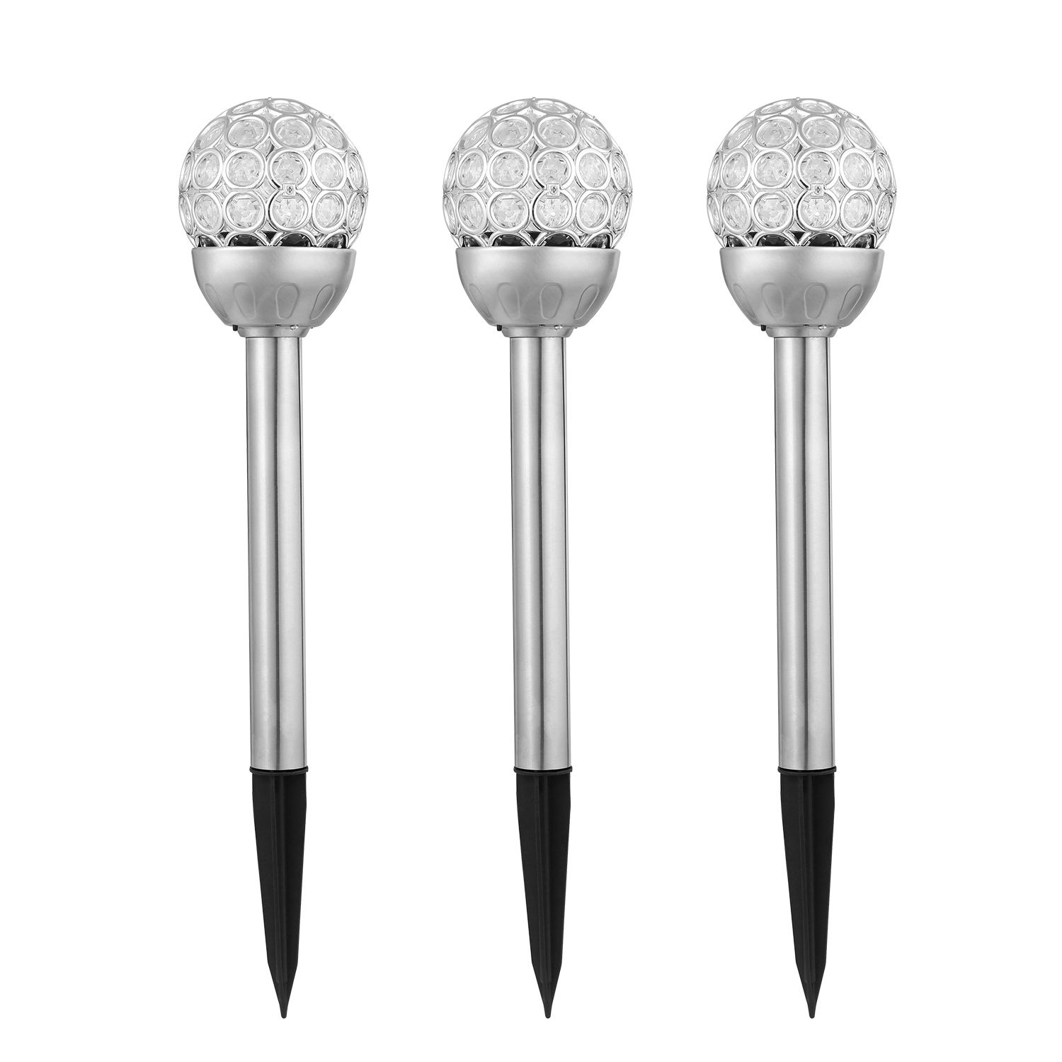 Solarek 3 Pcs Outdoor Solar Lights IP44 Waterproof Ball RGB Light Garden Decor Lamp Landscape Christmas - Image 10