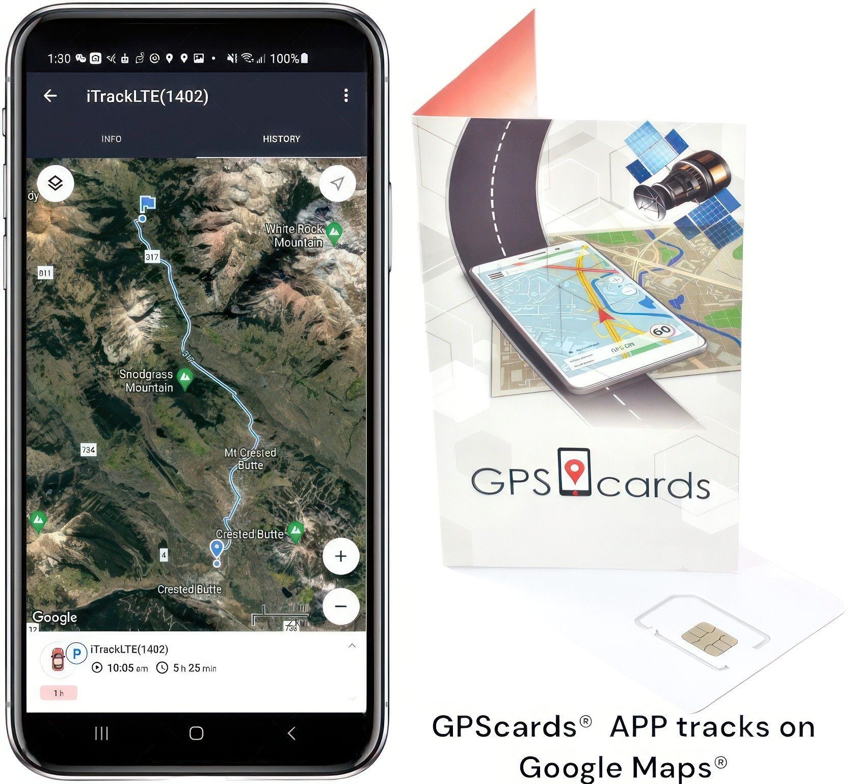 GPS cards for GPS405 Tracker with vehicles security and advanced monitoring - Image 7