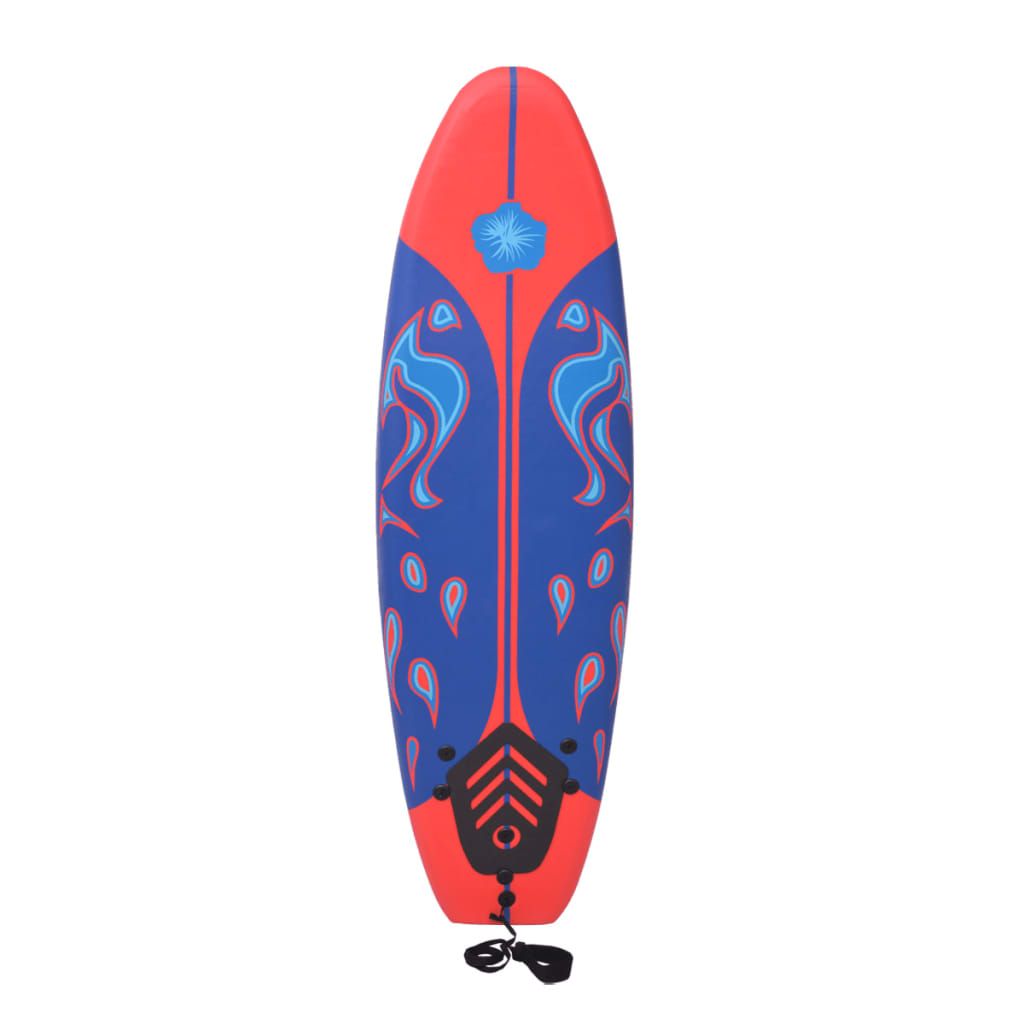 Surfboard Blue and Red 66.9" - Image 3