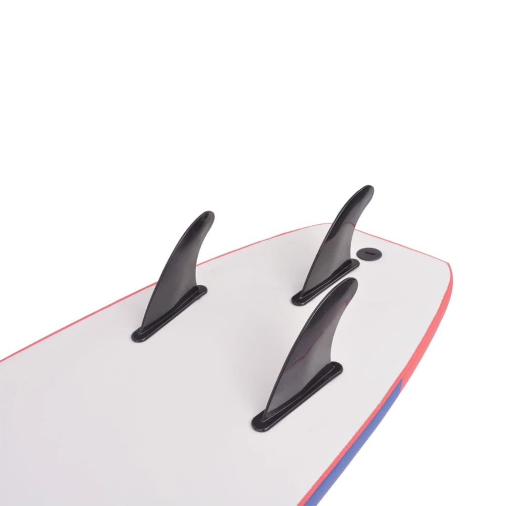 Surfboard Blue and Red 66.9" - Image 6