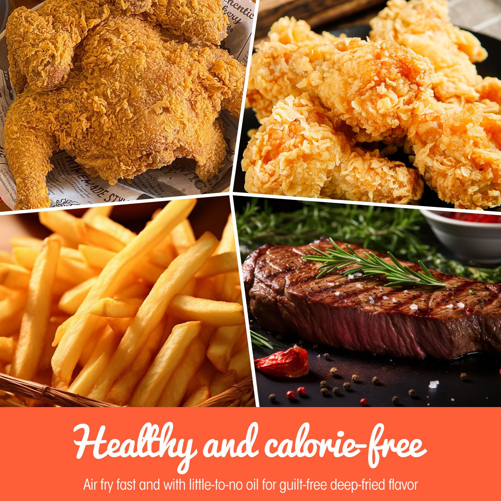 Air Fryer 4-in-1 with 4.5 QT Capacity, Air Fry, Roast, Reheat, Dehydrate, Air Crisp Technology with 400F for hot, crispy results in just minutes, Black - Image 14